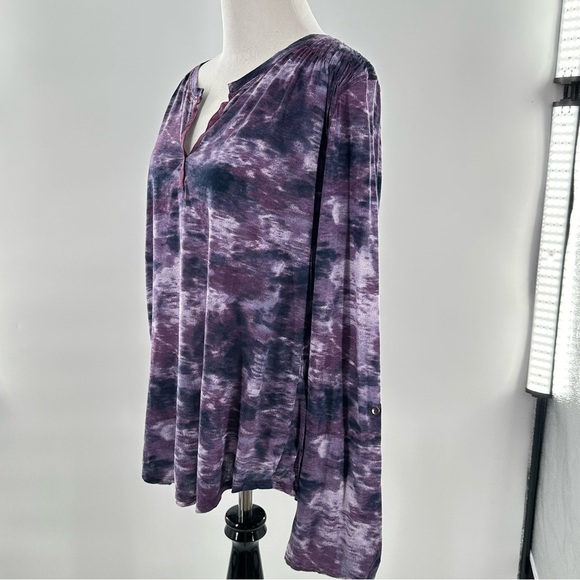 Calvin klein jeans womens top size M purple tie dye retro 2000s - Picture 9 of 11